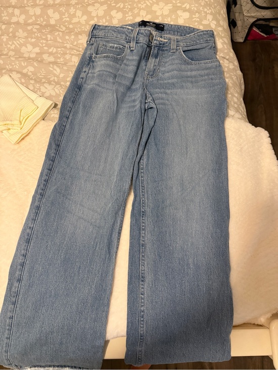 Hollister Denim - Hollister Light Blue Low Rise Baggy Demin Jeans